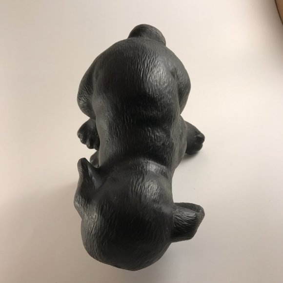 Vintage Pottery Decorative Sitting Puppy Dog Figurine - Picture 4 of 7